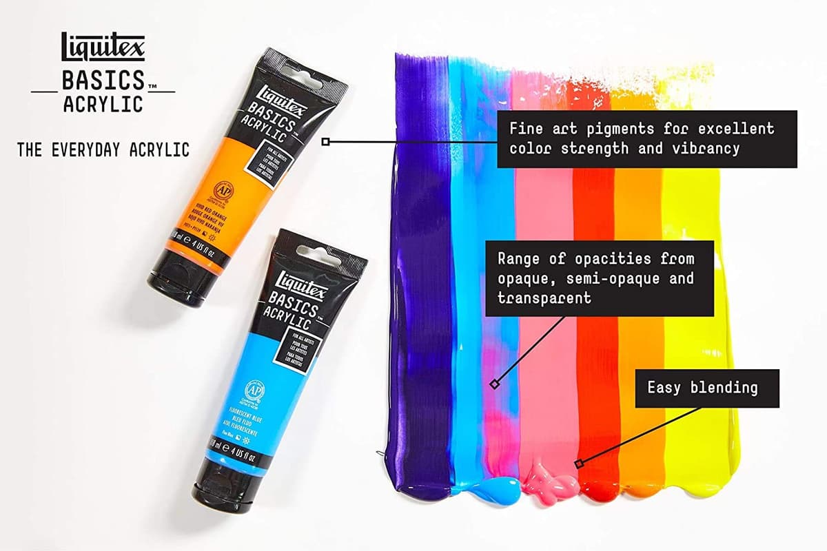 LIQUITEX Basics Acrylic Paint, Mars Black, 118 ml Tube — view 73