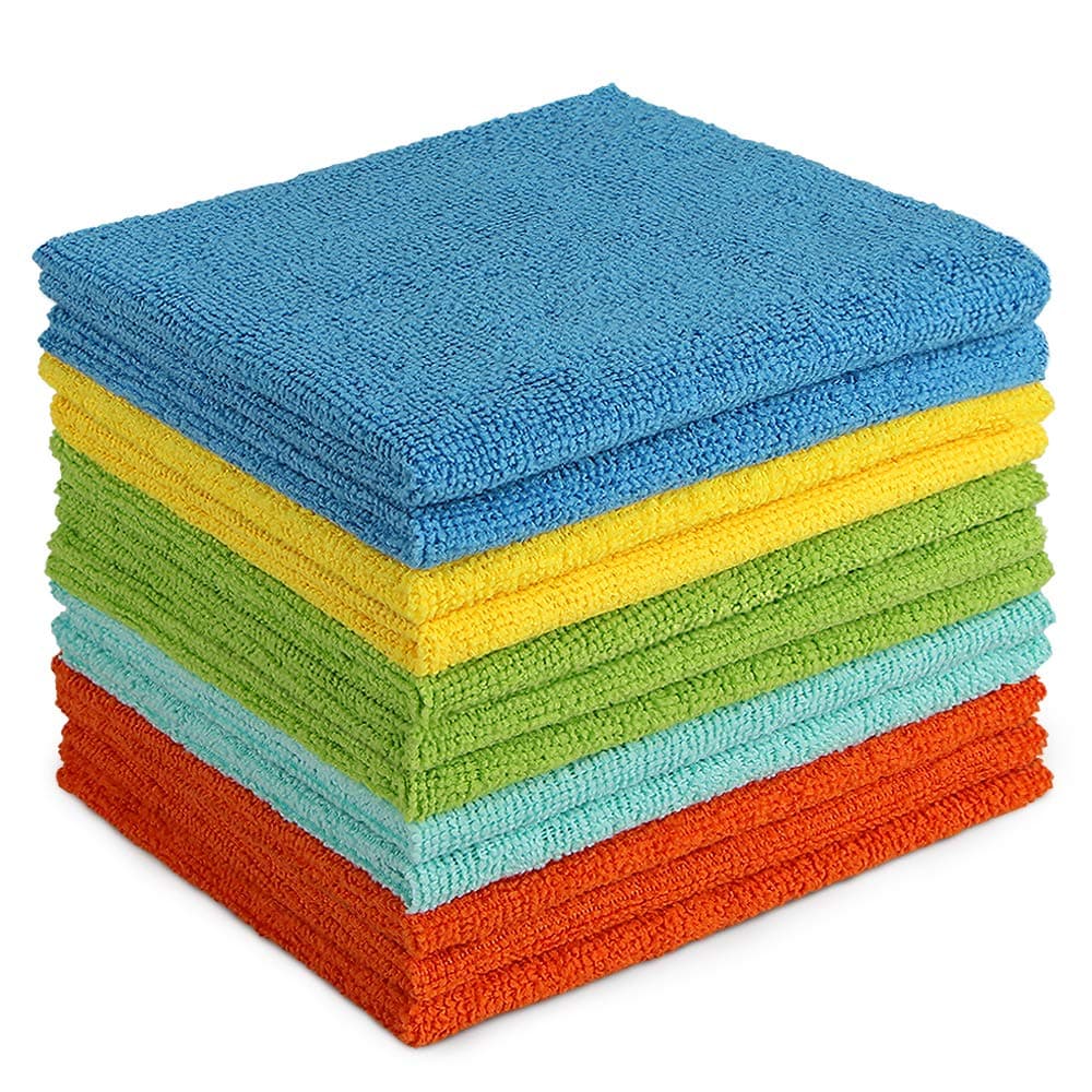 AIDEA Microfibre Cleaning Cloth, Microfibre Cleaning Cloth 12 Units 30 x 30 cm