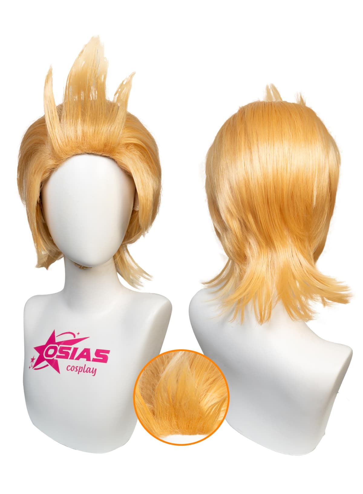 OSIAS Peluca de Cosplay de Agatsuma Zenitsu para Hombre y Niño — view 58