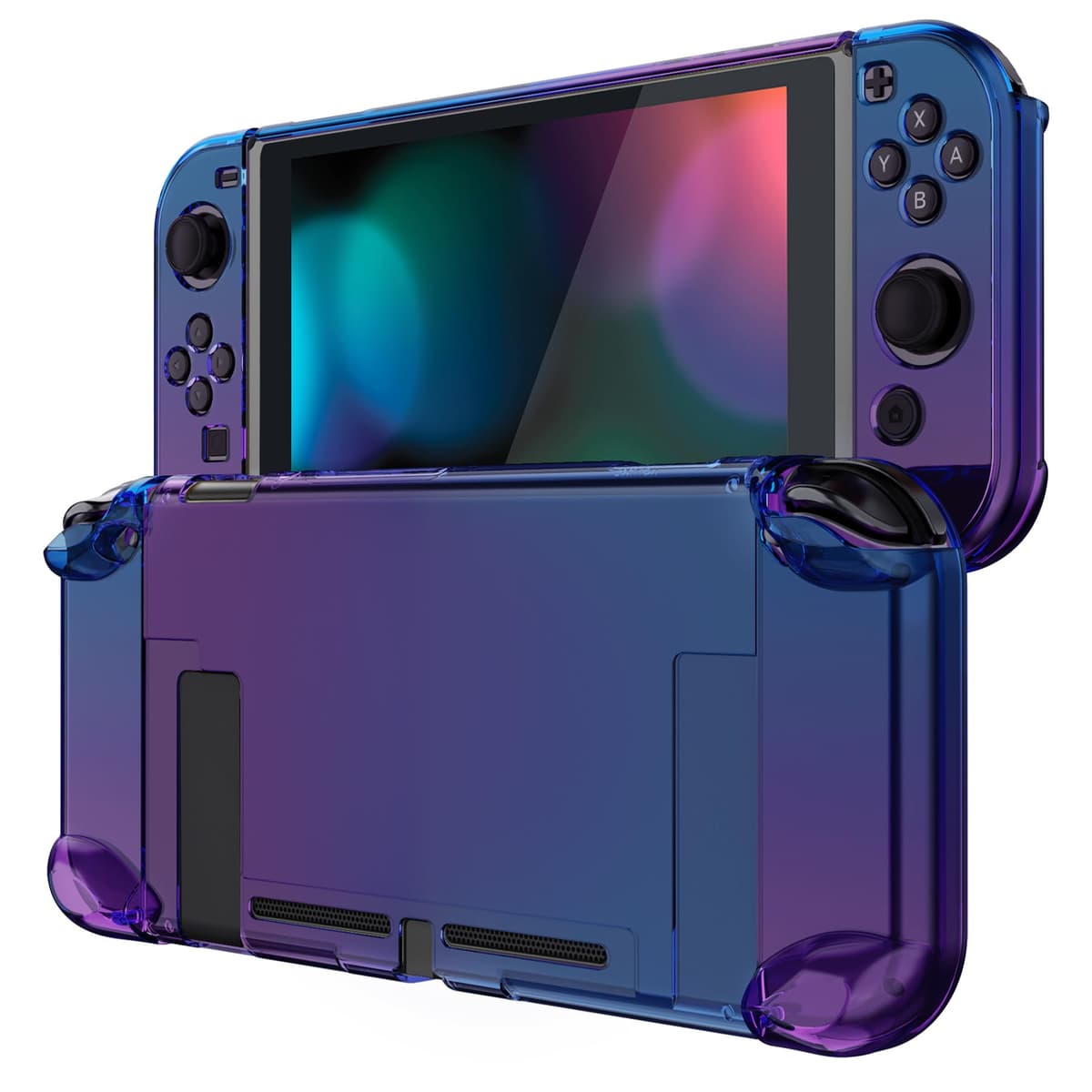 eXtremeRate PlayVital Funda para Nintendo Switch Carcasa Estuche Acoplable Protector Tacto Suave Case de Joycons Protectora Duradera Cover Cáscara para Control Switch Joycon Consola(Matcha Verde) — view 24