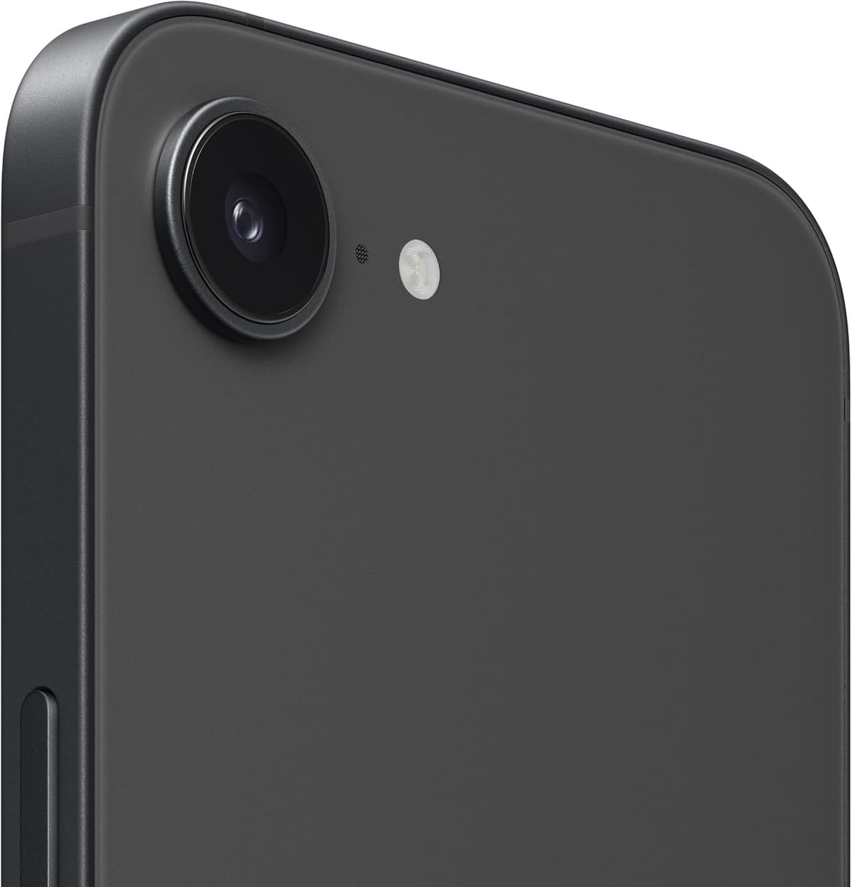 Apple iPhone 16e 128GB: Built for Apple Intelligence, A18 Chip, Supersized Battery Life, 48MP Fusion Camera, 6.1-inch Super Retina XDR Display; Black Black 128GB — view 2