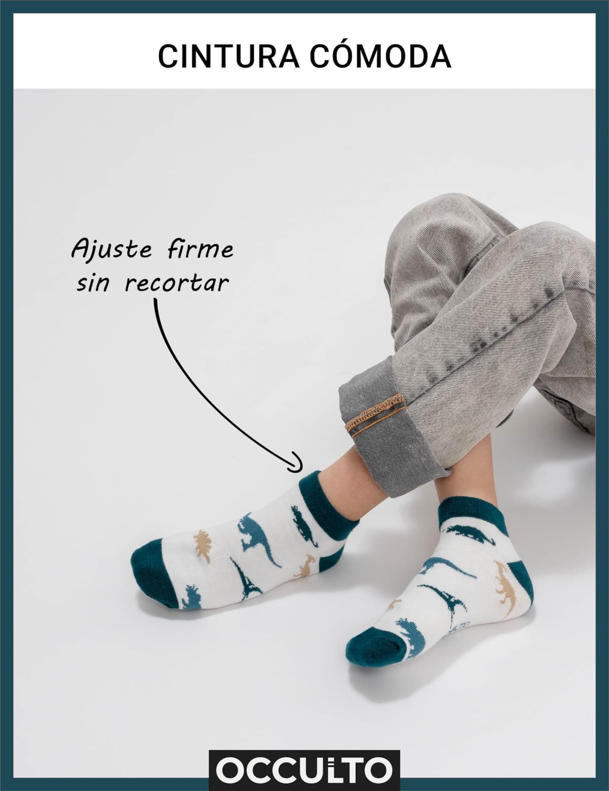 Occulto calcetines tobilleros motivo para niño y niña 10 pares (modelo: Motivo) — view 2