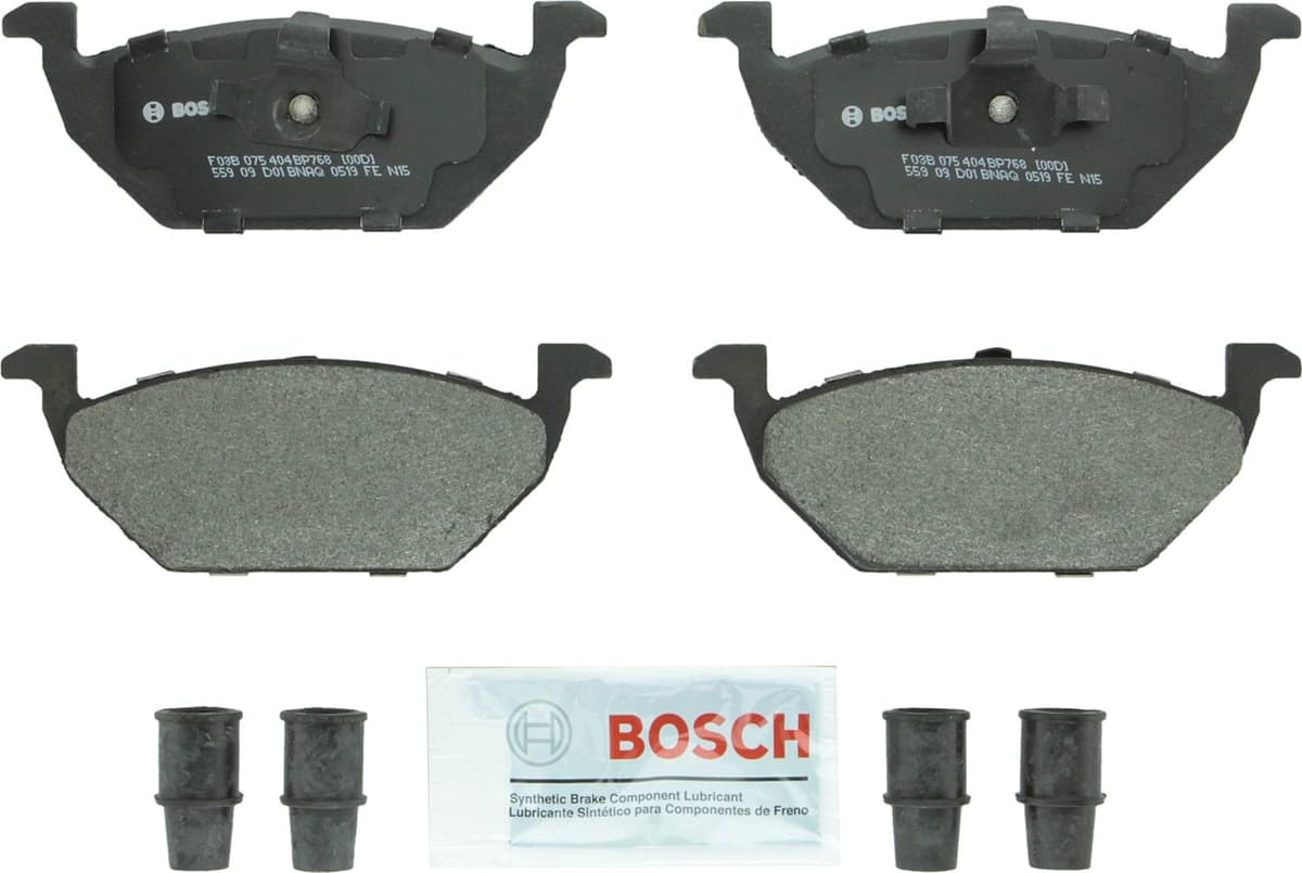 Bosch BC914 QuietCast Premium Ceramic Disc Brake Pad Set For: Acura ILX; Honda Accord, Civic, CR-V, Element, Fit, Front — view 174