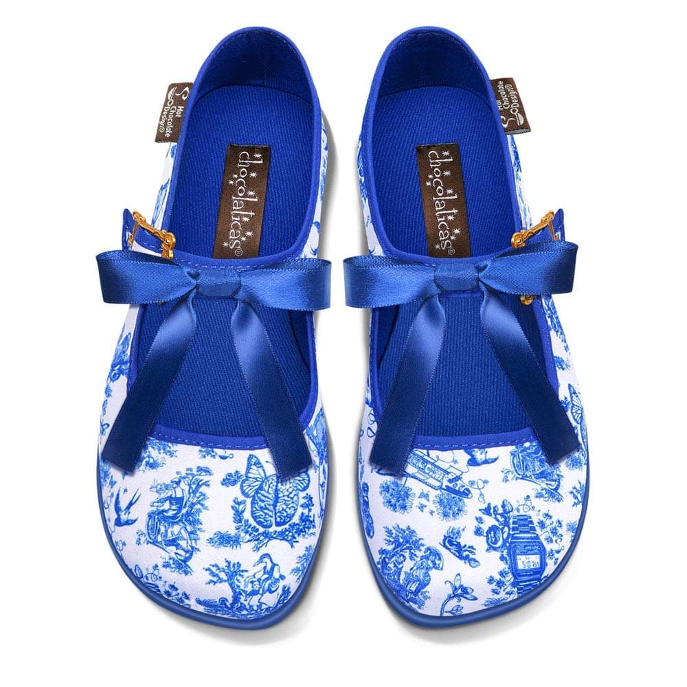 Hot Chocolate Design Chocolaticas Funky Canvas Women's Mary Jane Flat Shoes — view 84
