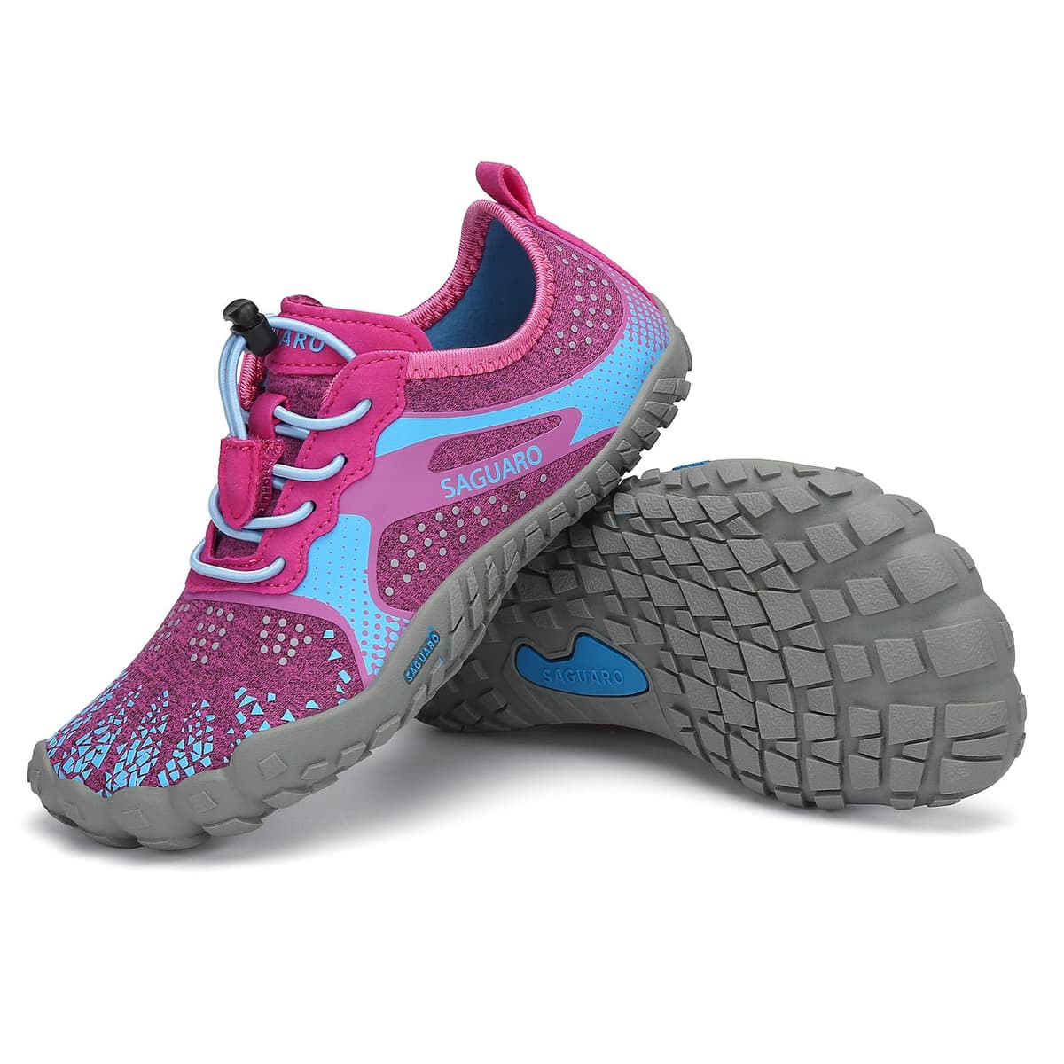 SAGUARO Barefoot Zapatillas Minimalista Comodas Zapatillas de Trail Running per Niños Niñas, Gr.24-36 — view 10
