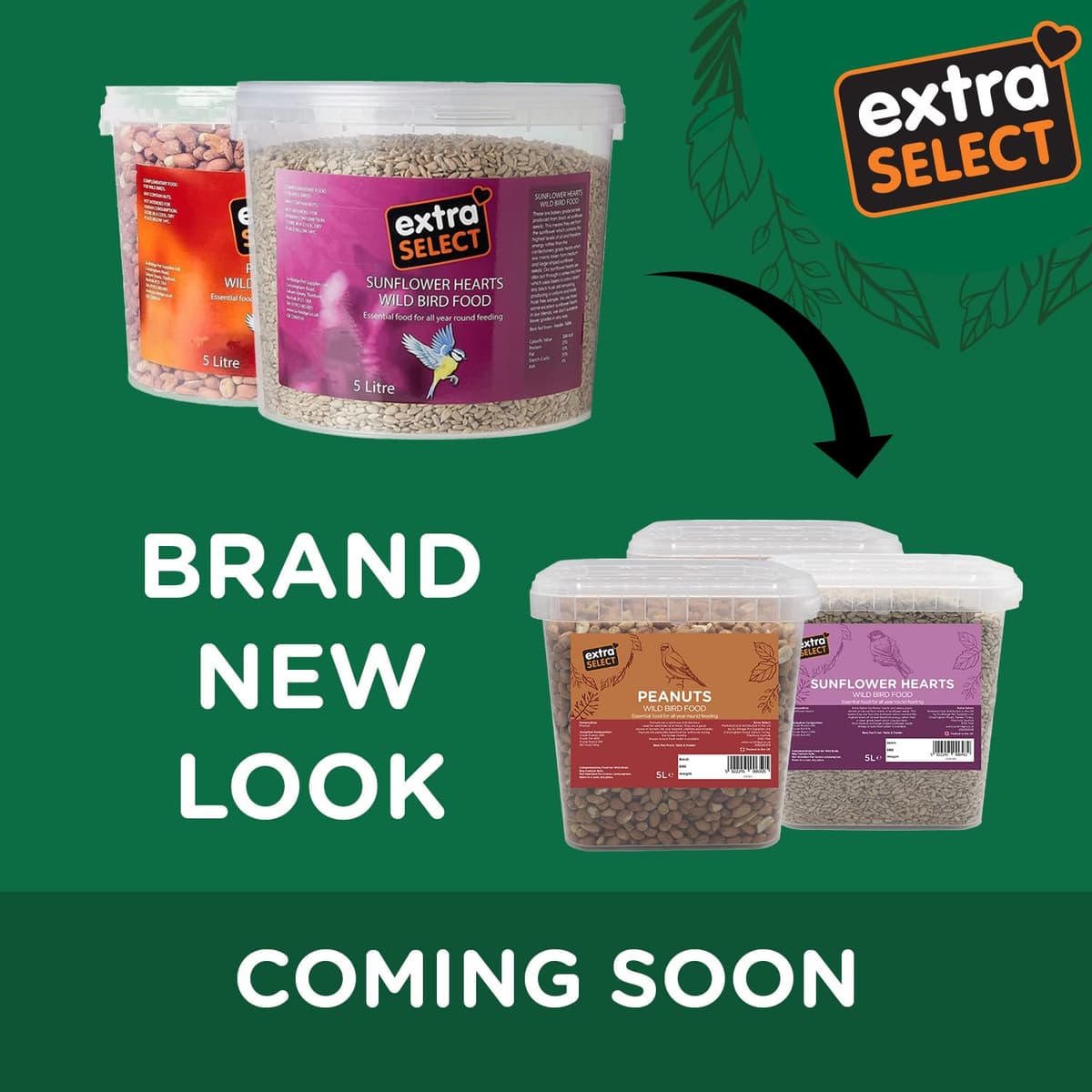 Extra Select Seed Mix Wild Bird Food, 5 Litre (Package may vary) — view 4