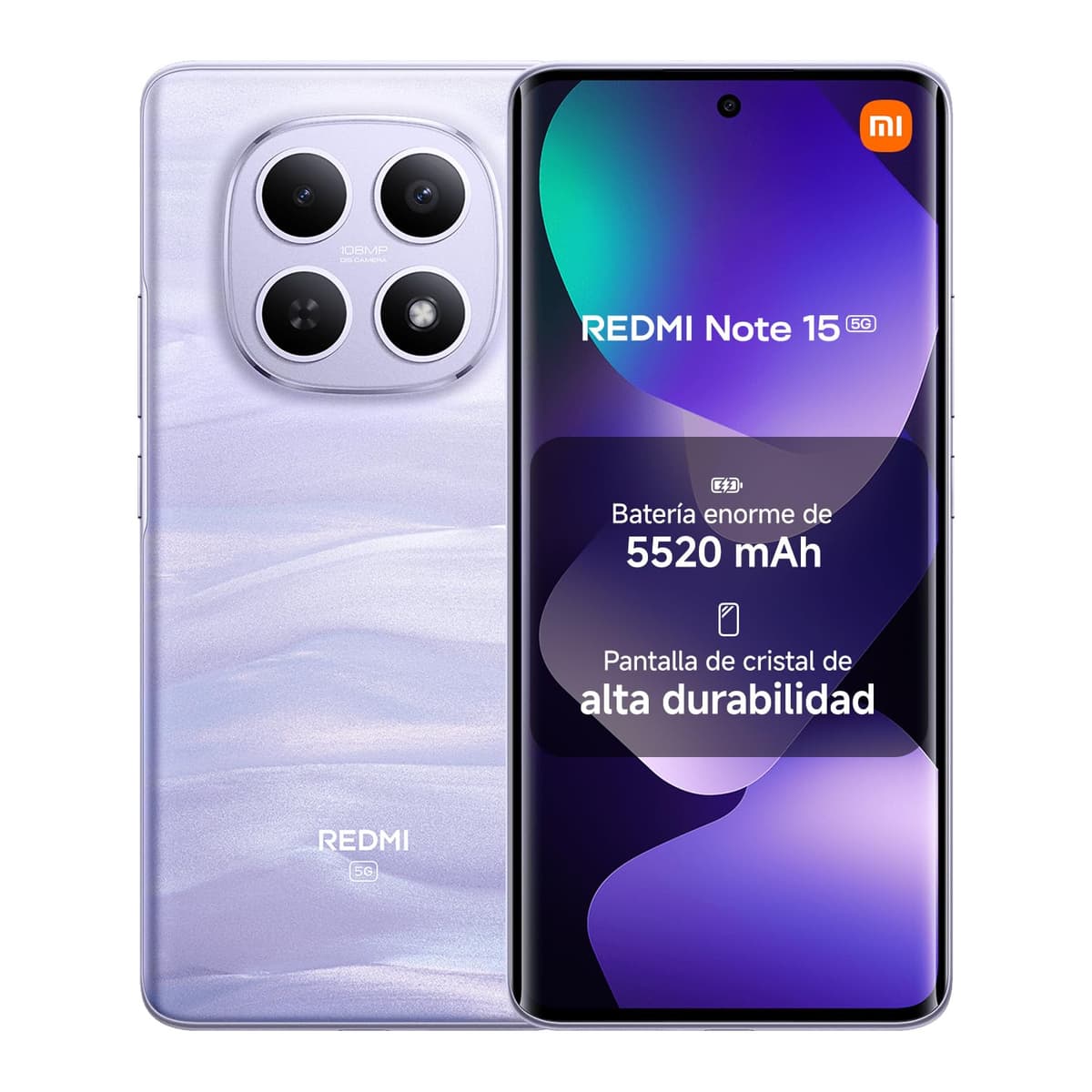 XIAOMI REDMI Note 15 - Smartphone de 8+256GB, Pantalla AMOLED FHD+ de 6,77", MediaTek Helio G100-Ultra, cámara de 108MP, batería de 6000 mAh, Cargador no Incluido, Azul Glaciar (Versión ES) — view 31