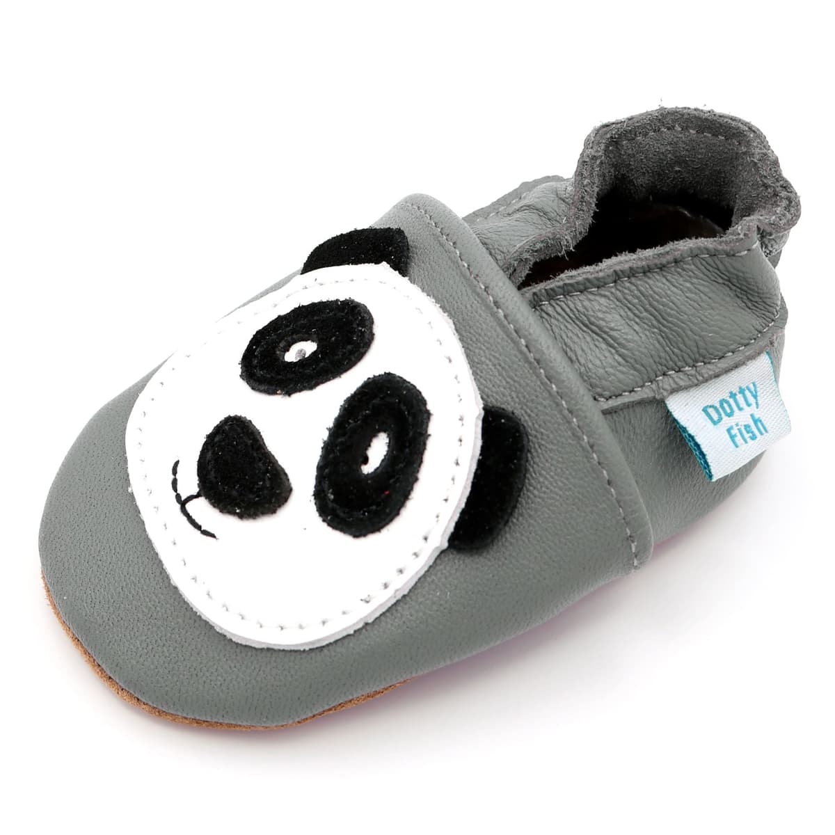 Dotty Fish Soft Sole Leather Baby & Toddler Shoes – Barefoot, Non-Slip, Lightweight & Flexible, Elasticated Ankles - Unisex Boys & Girls, UK Brand, Podiatry Approved — view 25