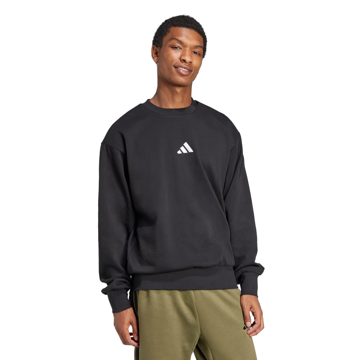 Adidas Hombre Essentials FEELCOZY Fleece Sweatshirt — view 6