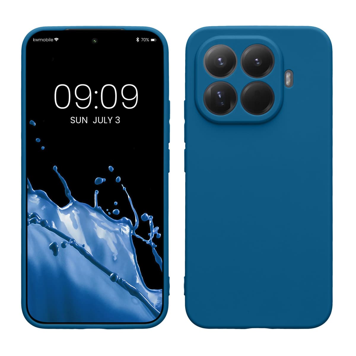 kwmobile Carcasa Compatible con Xiaomi Redmi Note 14 Pro 5G / Poco X7 Funda - Funda Ultrafina de TPU con Bordes elevados - Lavanda Metalizado — view 101