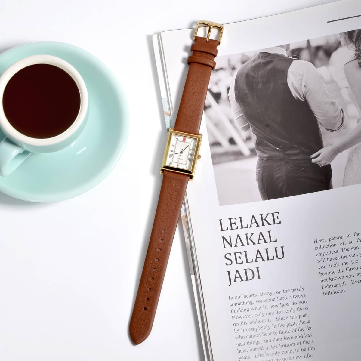 WOCCI Elegantes Correas de Reloj, Correa de Repuesto de Cuero Genuino, Hebilla de Acero Inoxidable, 8mm 10mm 12mm 13mm 14mm 16mm 18mm 20mm 22mm — view 51