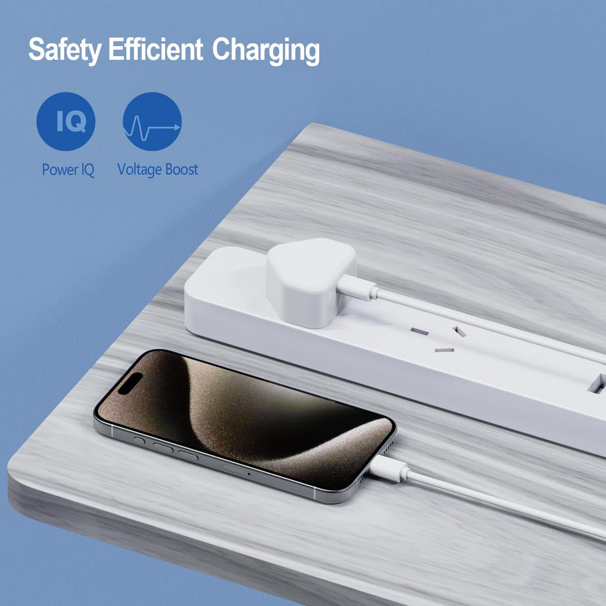 USB Plug UK,3Pack USB Charger Plug Adaptor iPhone Plugs with USB Port Compact 3 Pin Single Way Mains Charge Head 5W 5V 1AMP Socket Charging for i Phone 13 12 11 SE XS XR X 8 7 6 5 iPad Watch Airpods — view 5