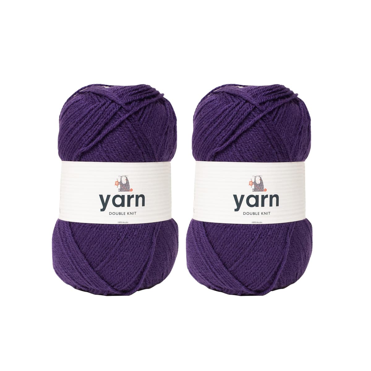 Korbond DK Beige Yarn - 100g Acrylic Wool - Lightweight, Hypoallergenic & Durable Double Knit Crochet Yarn Knitting Wool (290m Total) — view 59