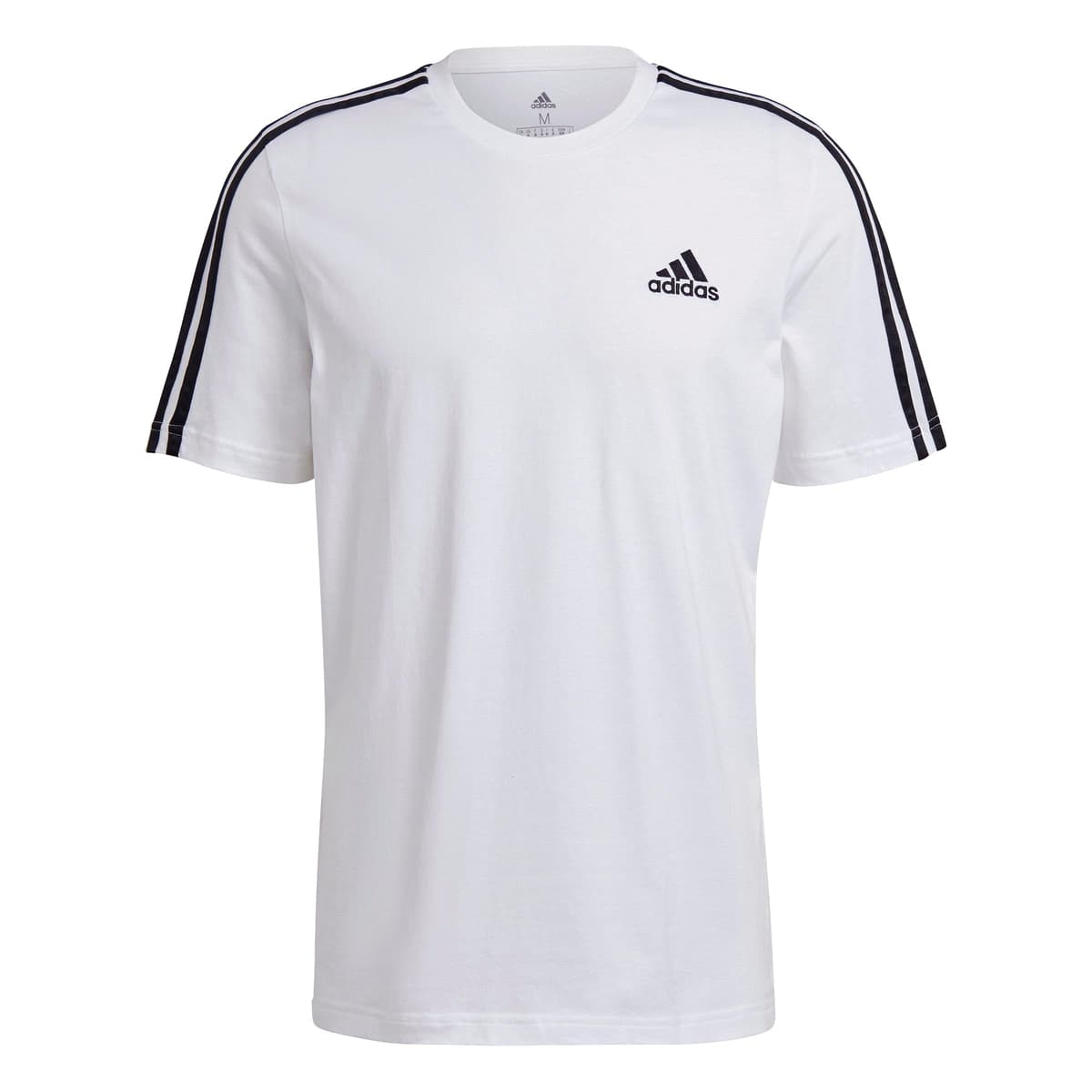 adidas Essentials Single Jersey 3-Stripes tee Camiseta de Manga Corta Hombre (Pack de 1) — view 34