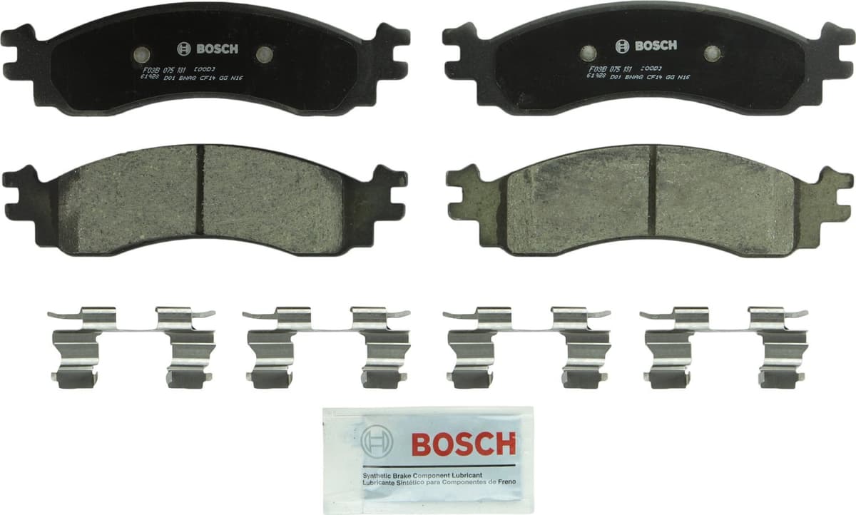 Bosch BC914 QuietCast Premium Ceramic Disc Brake Pad Set For: Acura ILX; Honda Accord, Civic, CR-V, Element, Fit, Front — view 127