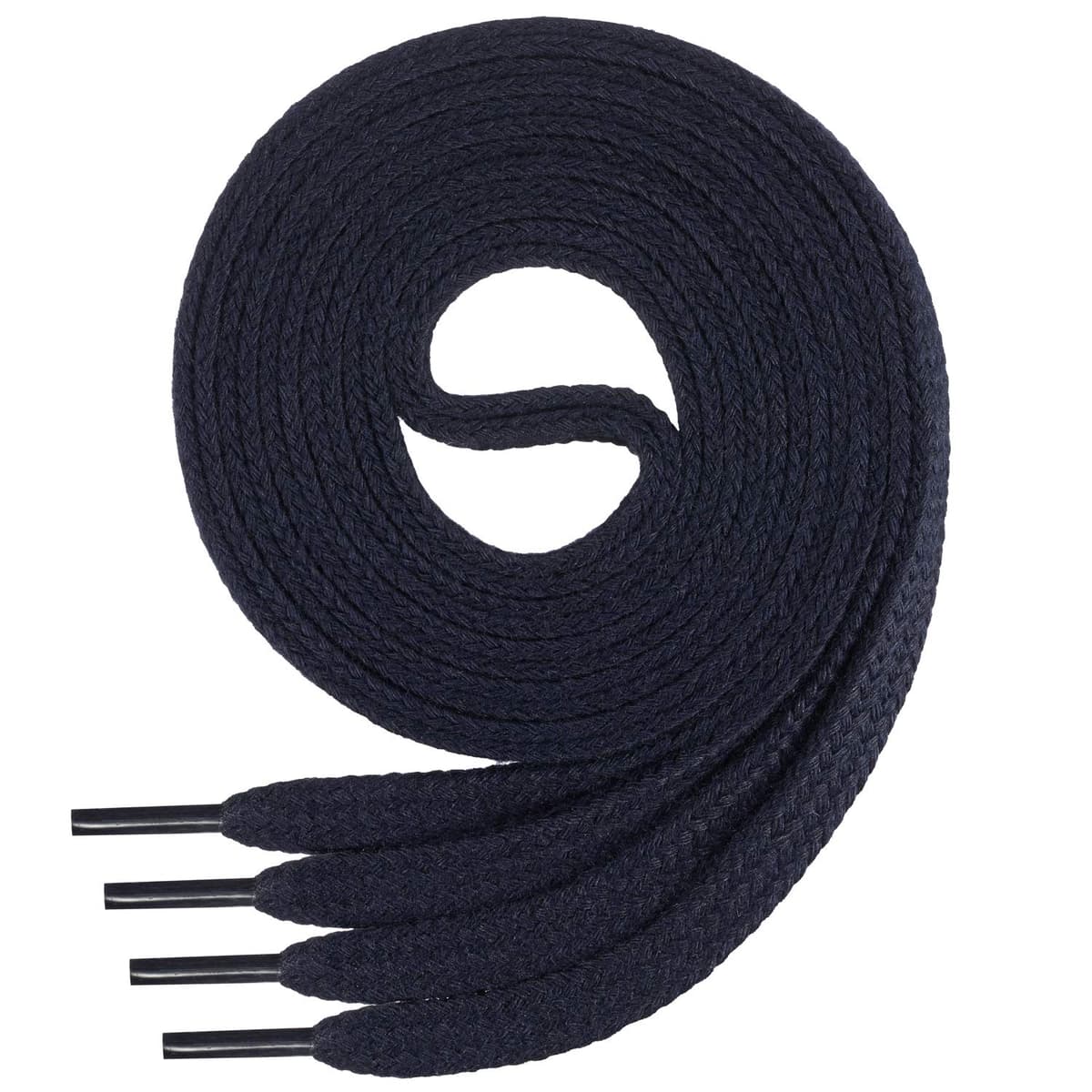 Di Ficchiano - Cordones planos de algodón 100% para zapatillas y calzado deportivo, muy resistentes, aprox. 7 mm de ancho, 45-200 cm de longitud, fabricado en Europa — view 13