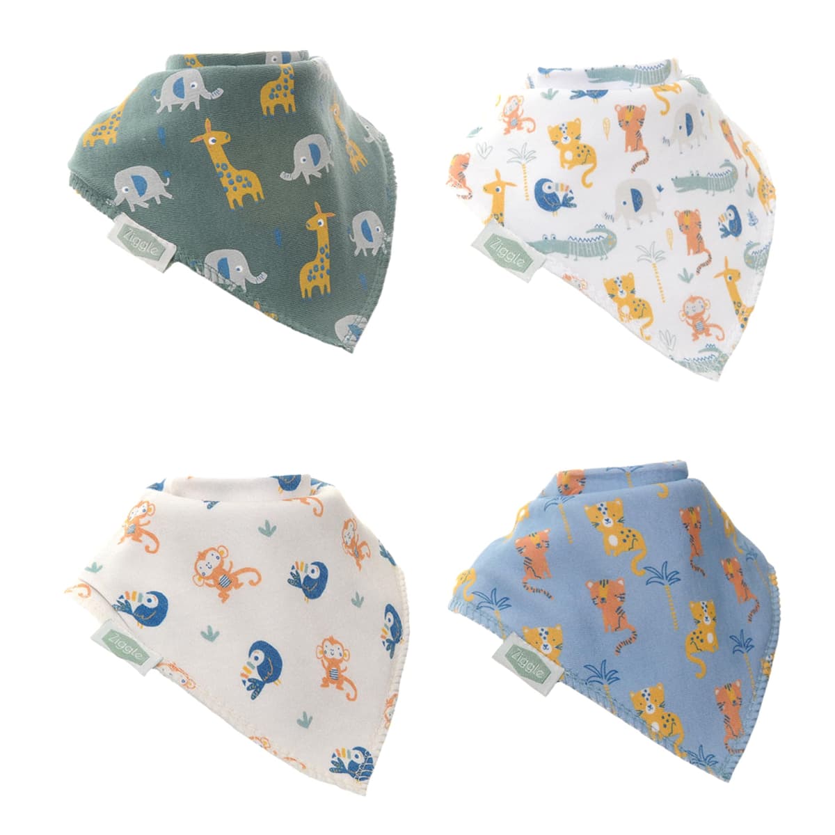 Bandana Dribble Bibs - Cotton Front Baby Bibs Newborn to 24 Months - Newborn Baby Gifts - Bibs For Comfortable Kids — view 44