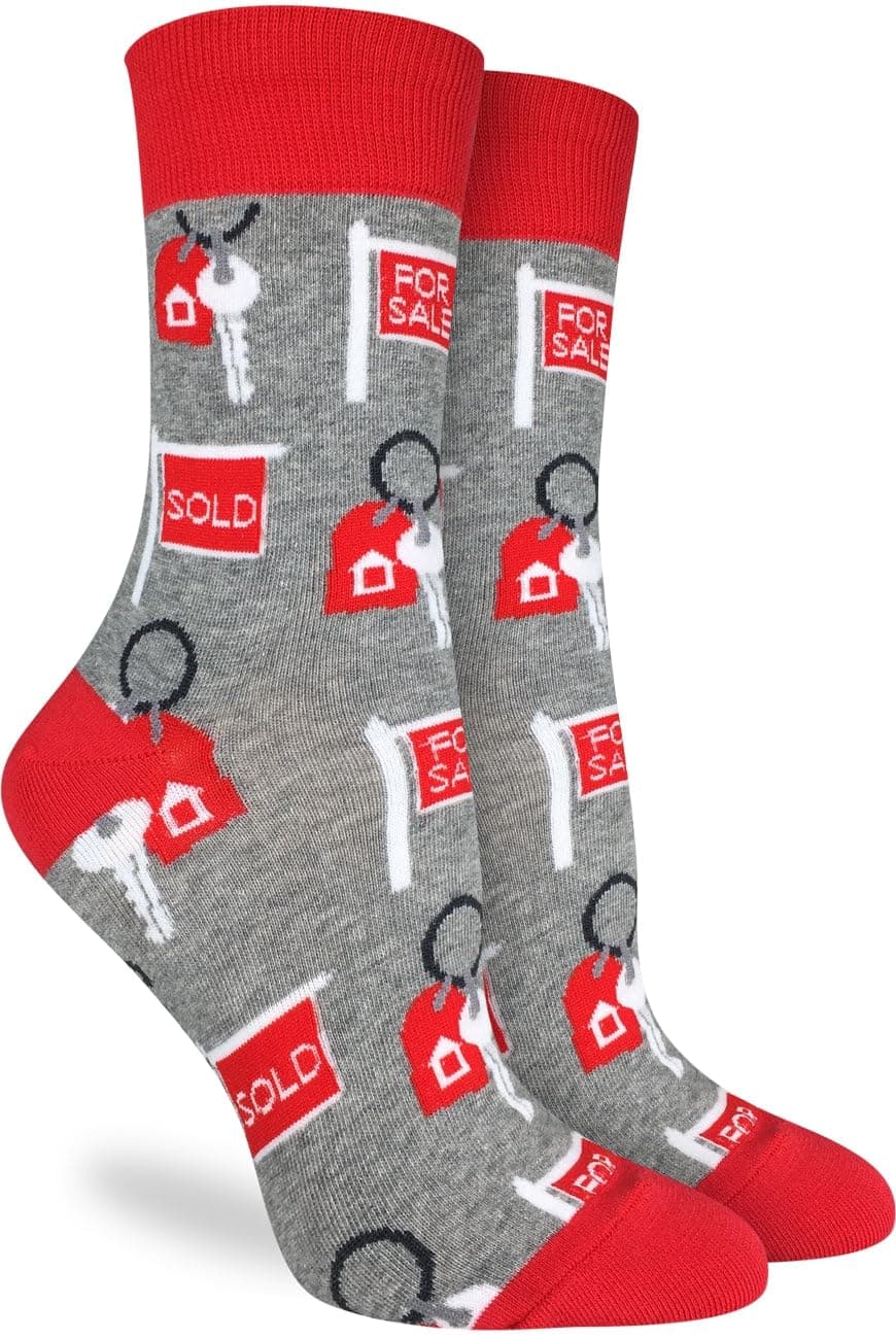 Good Luck Sock Women's Floral Dinosaurs Socks, Shoe Size 5-9 — view 17