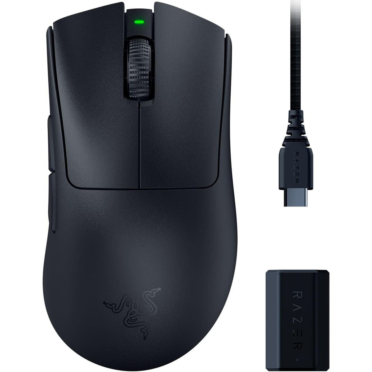 Razer DeathAdder Essential (2021) - Wired Gaming Mouse (Optical Sensor, 6400 DPI, 5 Programmable Buttons, Ergonomic Form Factor) White — view 17