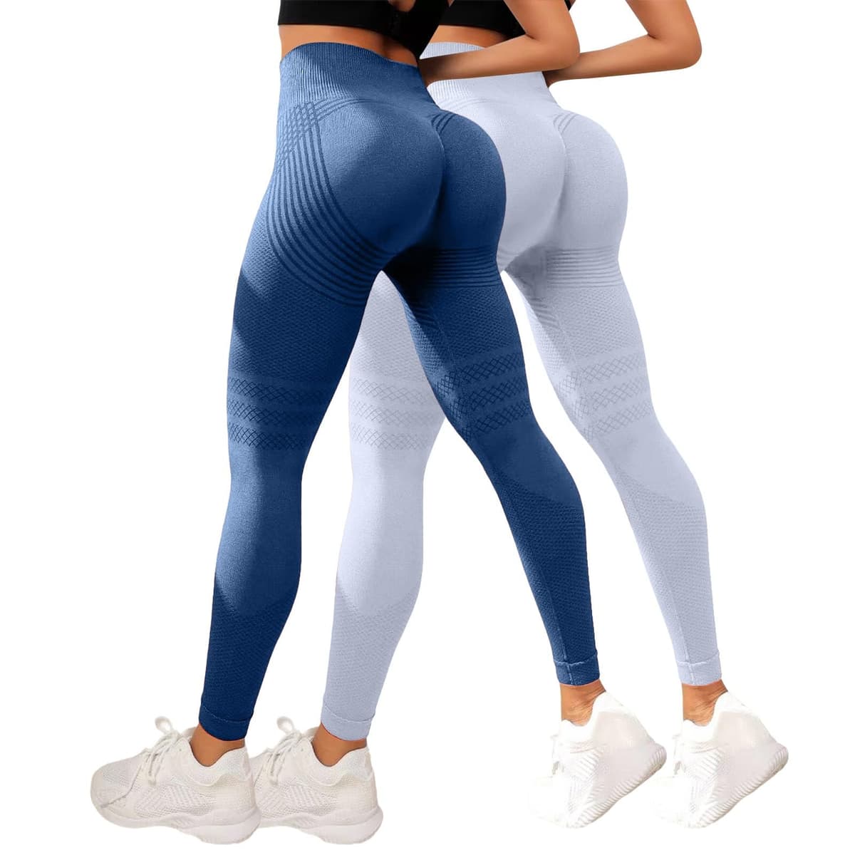 2 Pack Leggings 3D Anticelulítico Mujer, Leggins Anticelulitis Compresión, Leggins 3D Celulitis Push Up, Mallas Anticelulitis Mujer Lipedema Redefine Tu Silueta Sin Esfuerzo 1 — view 9