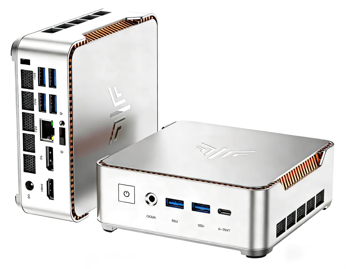 KAMRUI P2 Mini PC Windows 11 Pro, In·tel 12 Cores / 16 Threads 12600H mini desktop computer(Beat i7-1195G7/12450H up to 4.5GHz), 16GB RAM 512GB SSD USB3.2*6/Type-C/Wifi6/BT5.2 for Business Home Office