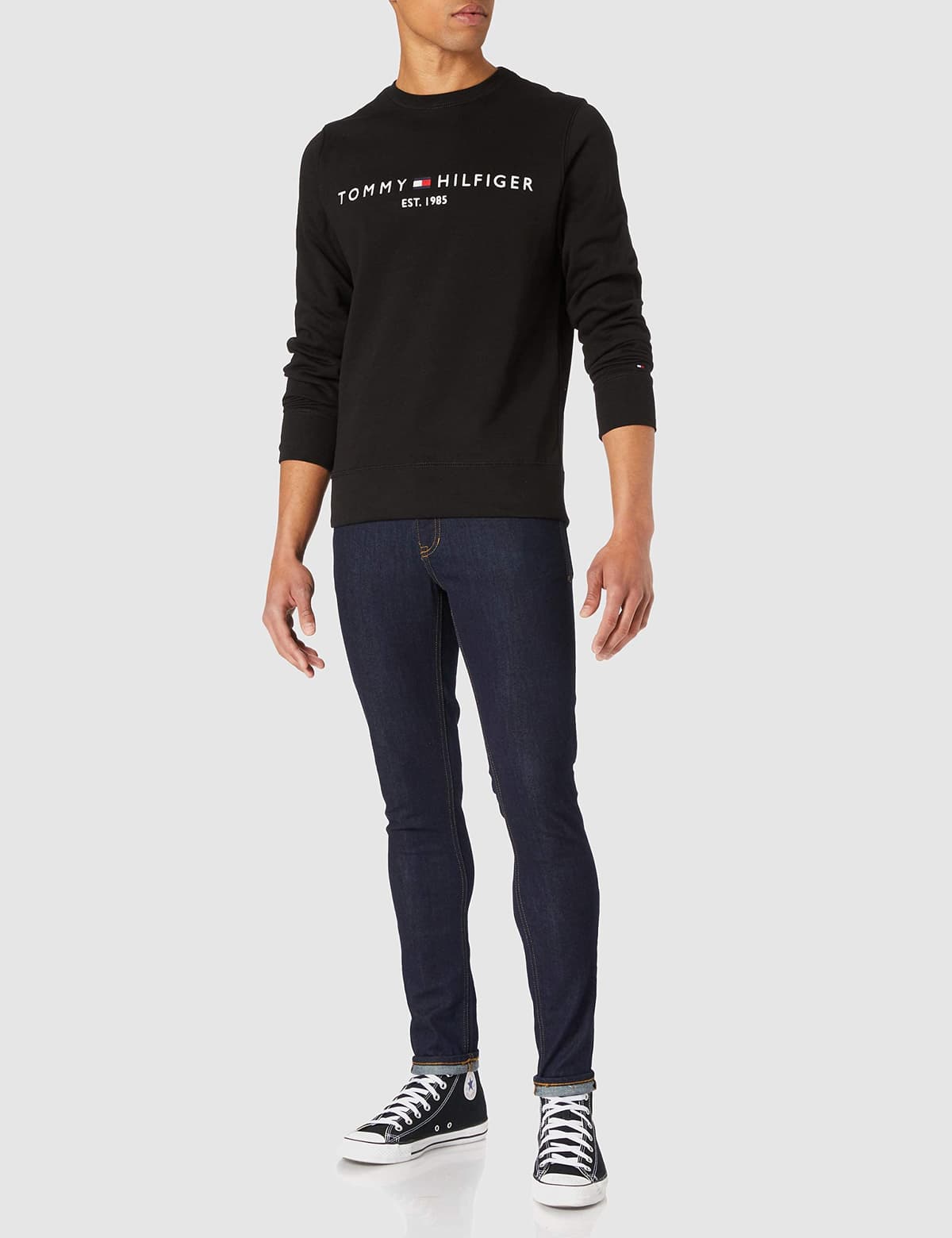 Tommy Hilfiger Sudadera Hombre Tommy Logo sin capucha — view 4