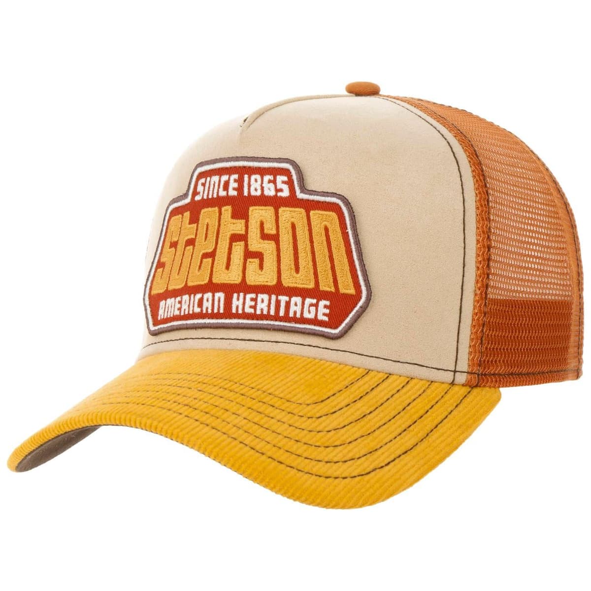 Stetson Gorra de Camionero Patrulla para Hombre/Mujer, Gorra de béisbol de algodón, tamaño Ajustable, Gorra con Inserto de Malla, Gorra de Camionero para Invierno/Verano, Gorra Curvada — view 23