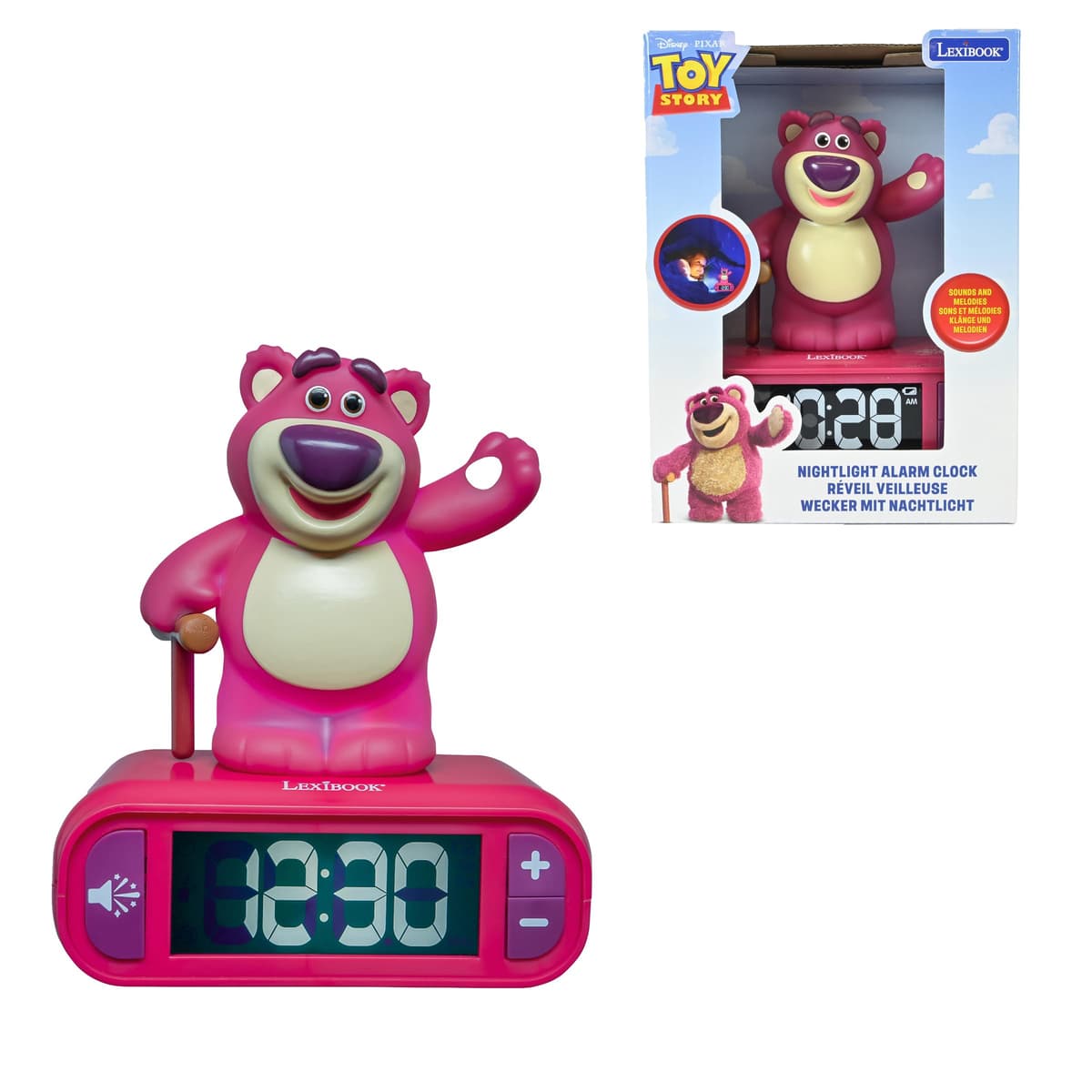 LEXIBOOK Reloj Despertador del Unicornio, Pantalla LCD Digital y luz de Noche integrada, quitamiedos niña-RL800UNI, Color Rosa (RL800UNI), Color/Modelo Surtido — view 22
