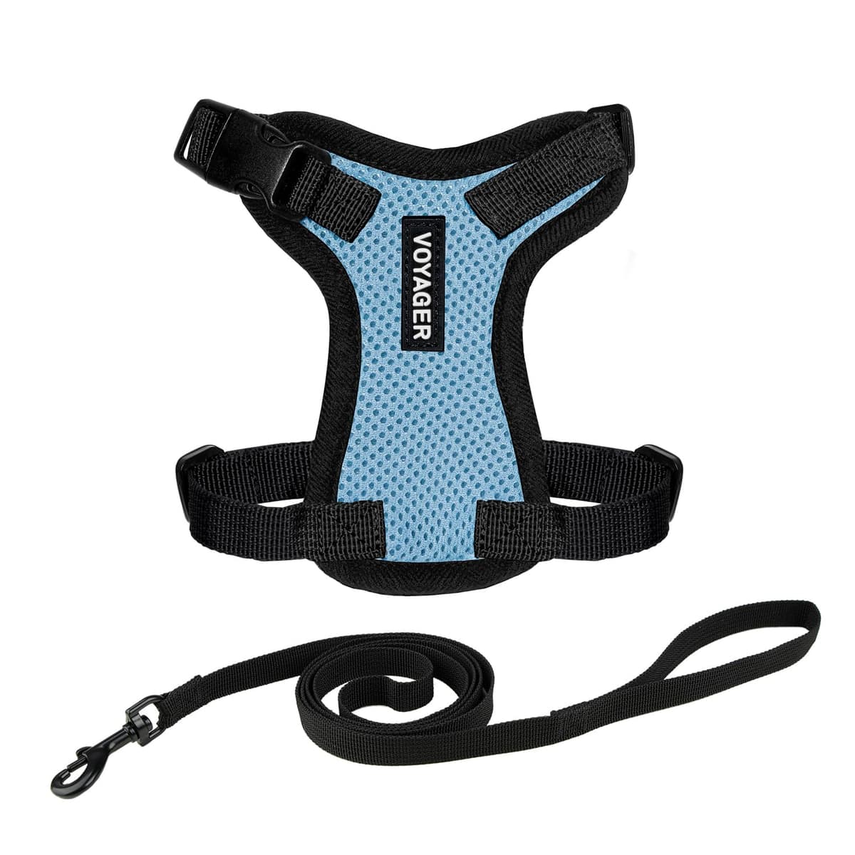 Best Pet Supplies Voyager Step-in Lock Pet Harness – All Weather Mesh, Adjustable Step in Harness for Cats and Dogs Turquoise (Matching Trim), XL (Chest: 22-36") — view 15