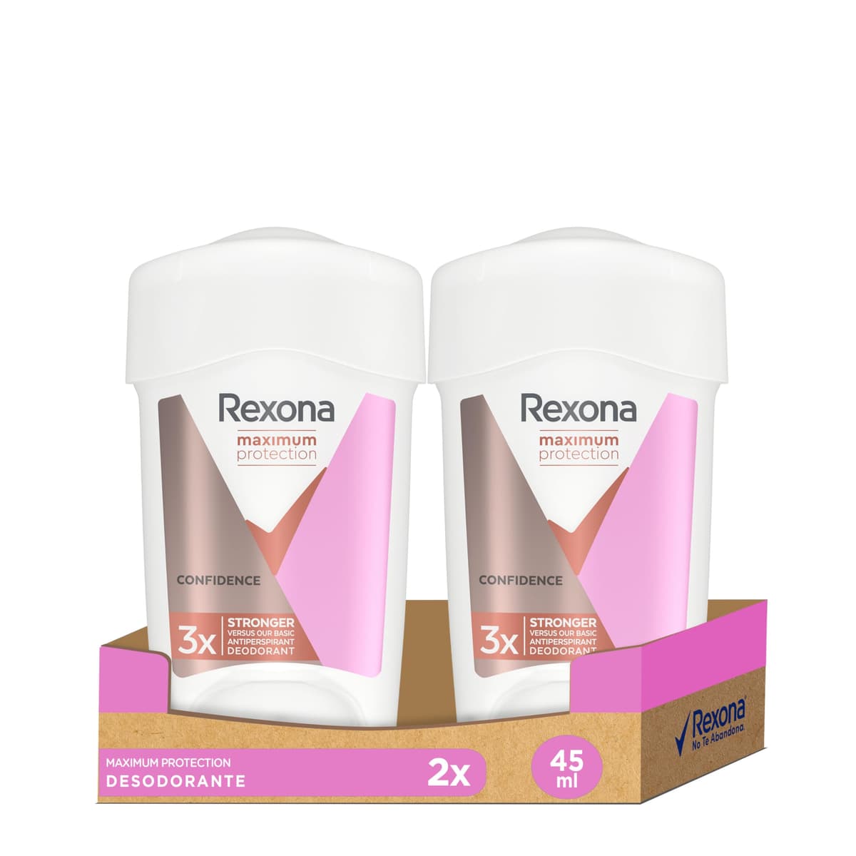 Rexona Maximum Protection Desodorante en Crema Antitranspirante para Mujer Soft Solid Confidence 45ml — view 7