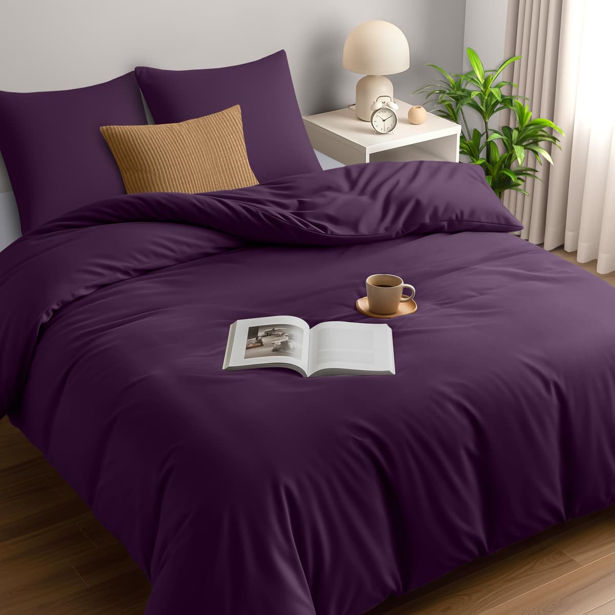 Utopia Bedding Duvet Cover Double - Soft Microfibre Polyester - Bedding Quilt Cover Set, with Pillow cases (Grey) — view 40
