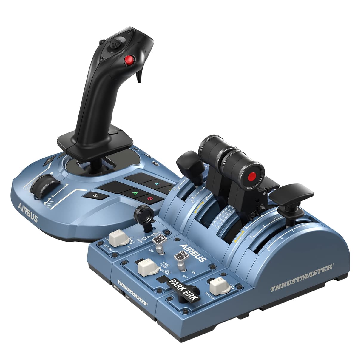 Thrustmaster TCA Captain Pack X Airbus Edition - Pack de Vuelo Completo para Xbox Series X|S y PC (Sidestick, Quadrant y Add-ons, Licencia Oficial Airbus) Azul/Negro — view 3