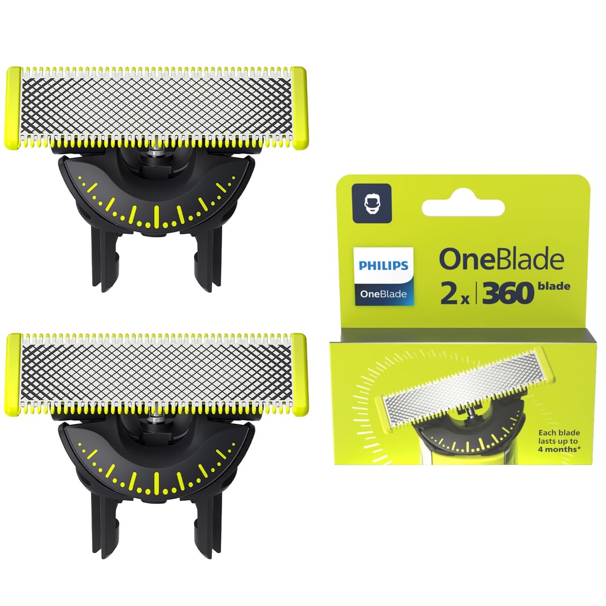 Philips OneBlade 360, cuchilla de repuesto auténtica y compatible con todos los mangos OneBlade y Pro, 1 unidad (modelo QP410/50) — view 8
