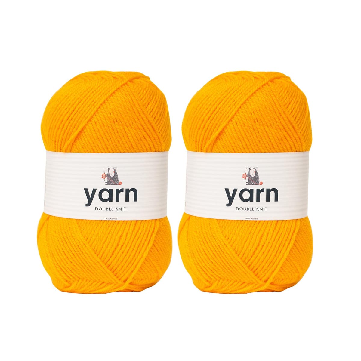 Korbond DK Beige Yarn - 100g Acrylic Wool - Lightweight, Hypoallergenic & Durable Double Knit Crochet Yarn Knitting Wool (290m Total) — view 56