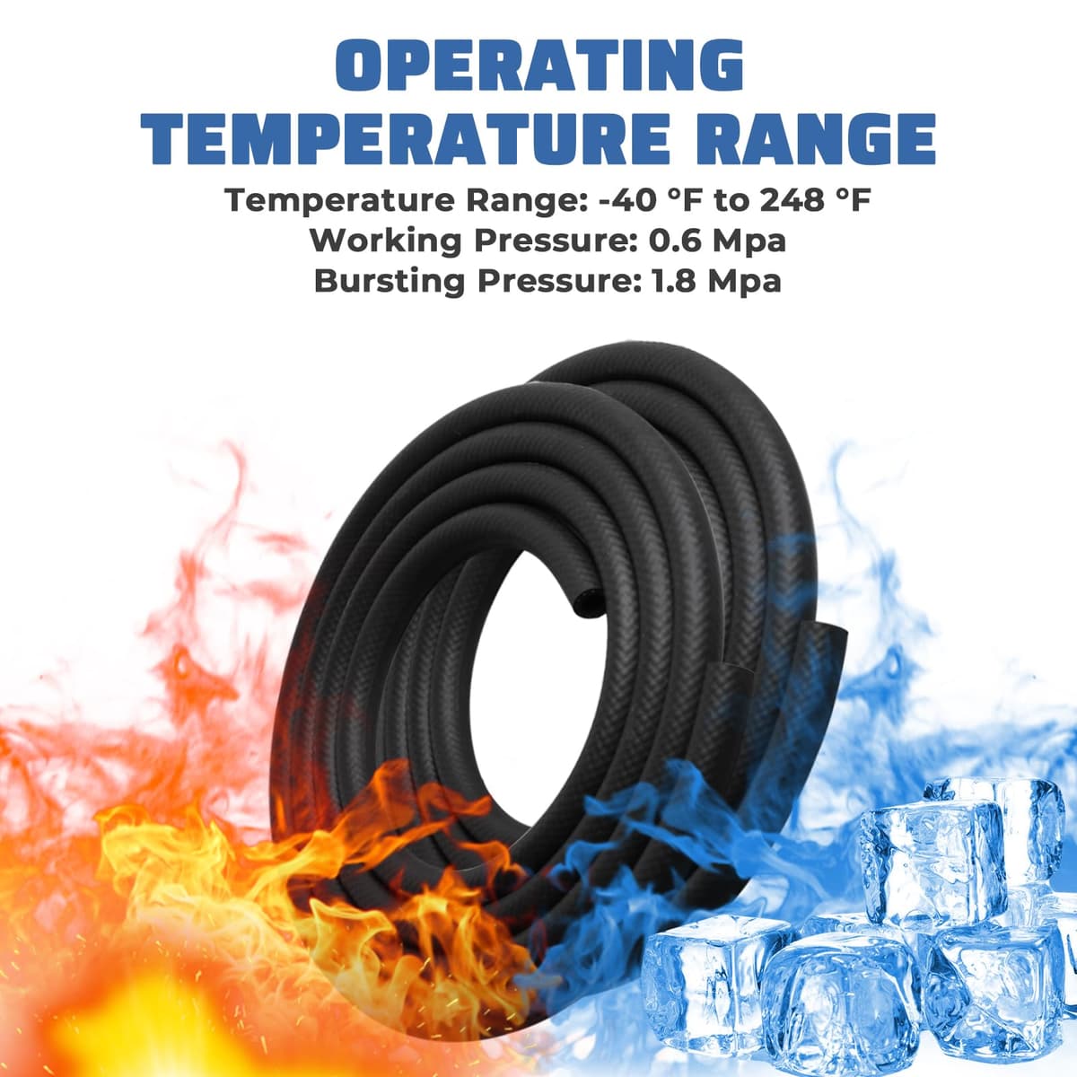6 Meters Fuel Line Hose 7mm ID Fuel Line Set Fuel Pipe Fuel Hose for Trucks, Cars, Tractors, or Small Engines — view 4