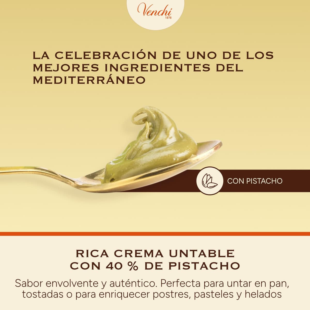 Venchi - crema de pistacho para untar, 200 g - Edición limitada - Sin gluten - Idea para regalo — view 3