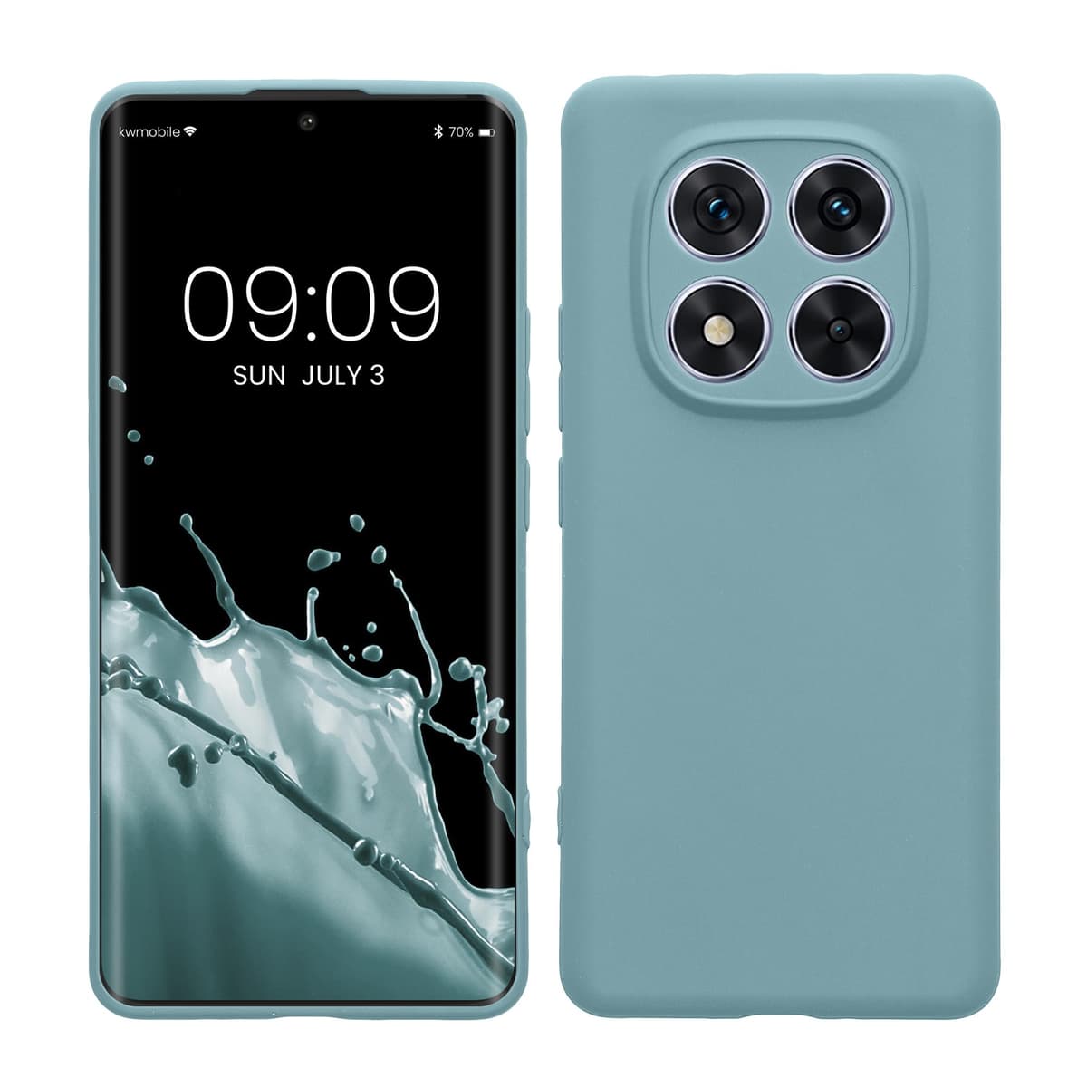 kwmobile Carcasa Compatible con Xiaomi Redmi Note 14 Pro 5G / Poco X7 Funda - Funda Ultrafina de TPU con Bordes elevados - Lavanda Metalizado — view 111