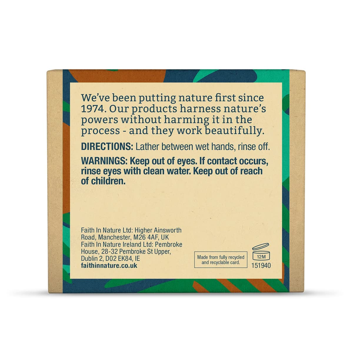 Faith In Nature Natural Coconut Hand Soap Bar, Hydrating, Vegan & Cruelty Free, No SLS or Parabens, 100g — view 2