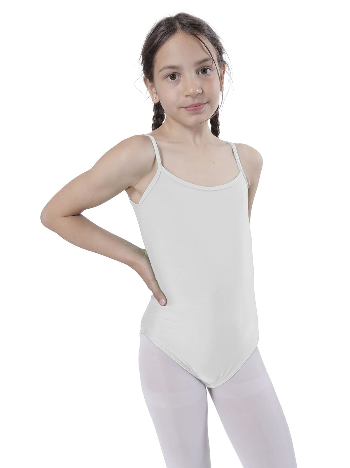 Carnavalife Maillot Ballet Danza Niñas sin Mangas, Leotardos de gimnasia con estilo camisola, Maillot Baillot de Cuello Redondo para Gimnasia Baile Fiesta — view 13