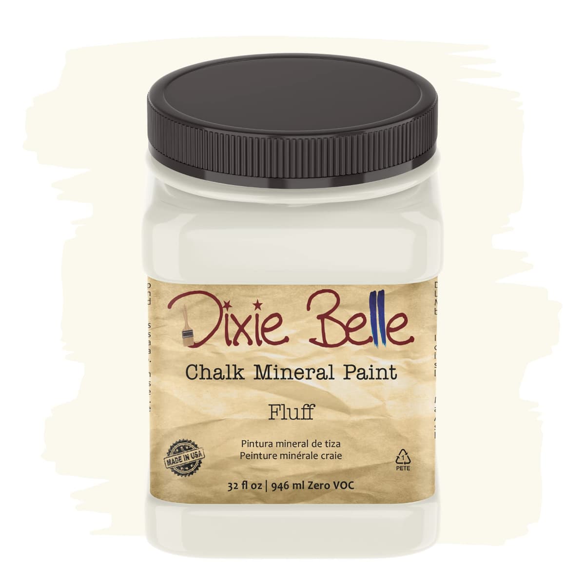 Dixie Belle Paint Company Chalk Finish Furniture Paint - Caviar (32oz) - Matte Black Chic Chalk Mineral DIY Furniture Paint — view 318