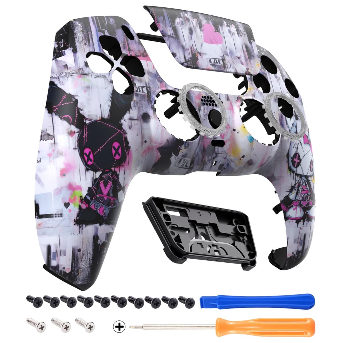 eXtremeRate Luna Rediseñado Carcasa Frontal con Panel Táctil Compatible con ps5 BDM-010 BDM-020 BDM-030 BDM-040 Carcasa Delantera Placa Frontal Funda Portectora Compatible con ps5(Efectivo de $100) — view 61