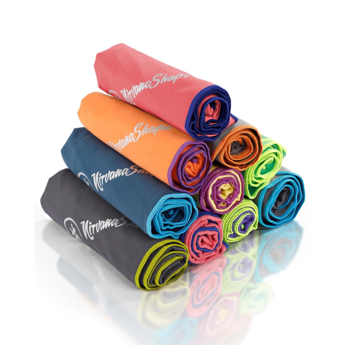 NirvanaShape Toalla de Microfibra | 14 Colores | 8 Dimensiones | Toalla de Viaje Ligera, Absorbente y de Secado Rápido | Toalla de Baño para Viajes | Ideal para Playa, Camping, Yoga y Sauna — view 13