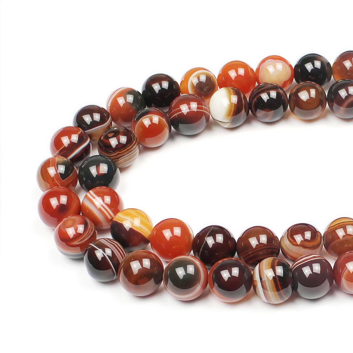 MJDCB 12mm 30 piezas Cuentas de Piedra Turquesa Rojo Sintéticas Redondas Sueltas Piedras Semipreciosas para Hacer Joyas Pulseras Collares — view 32