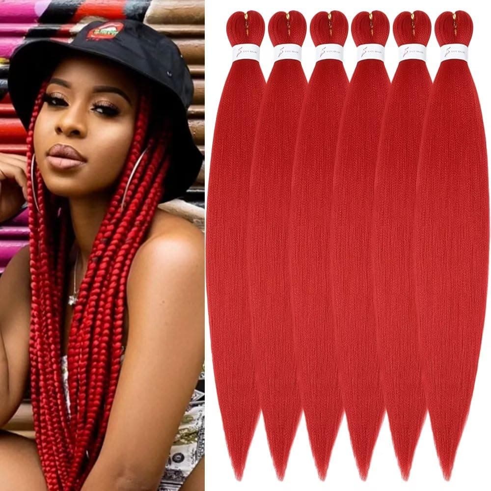 YDDM Capelli Per Treccine Africane Azul Extension Treccine Texture Yaki Easy Install per Principianti 26 Pollici 3 Pezzi Capelli Leggeri e Naturali per Box Braids, Twist e Crochet — view 42