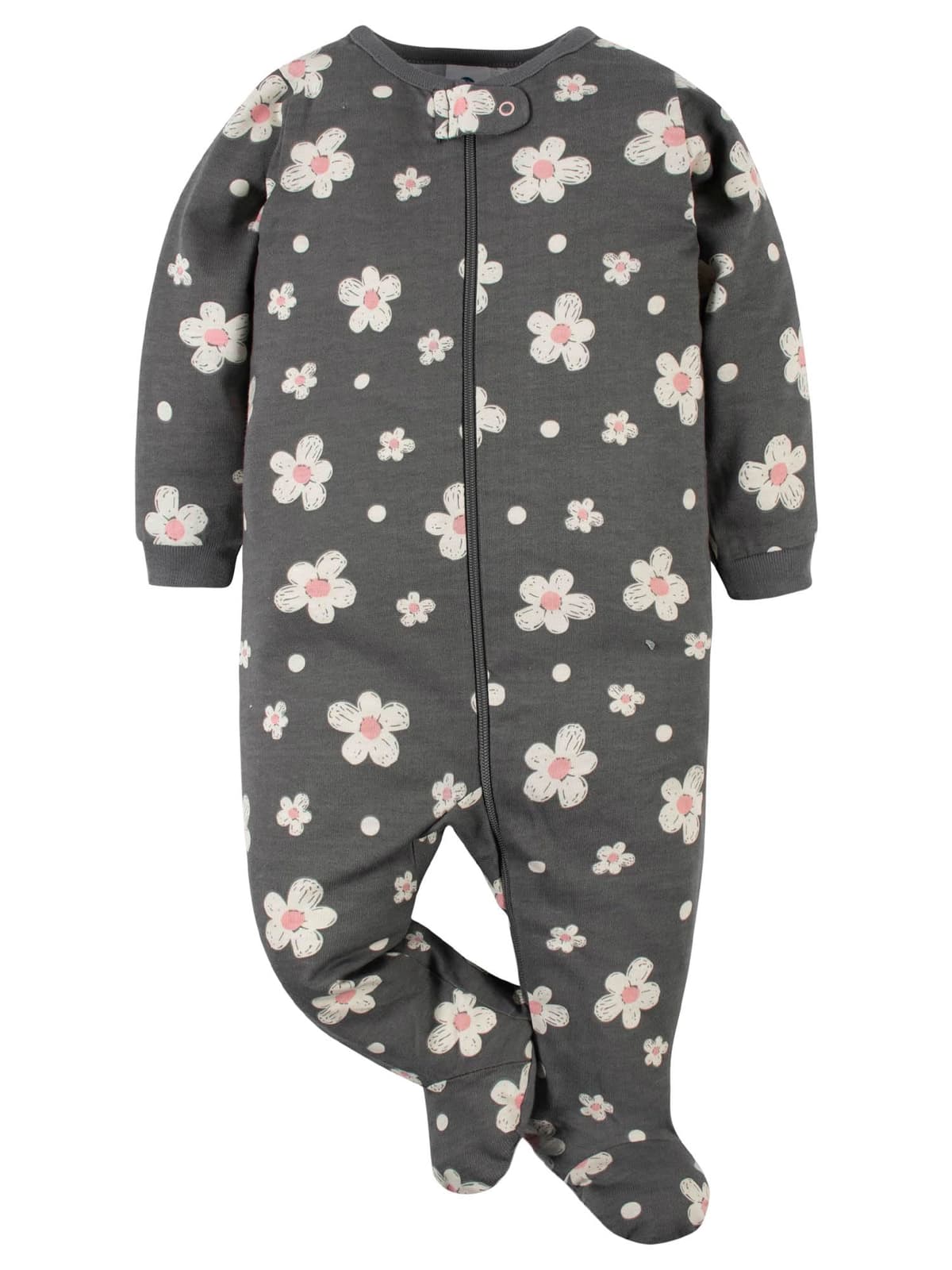 Gerber Baby Girls 4 Pack Sleep 'N Play Footie Baby and Toddler Sleepers — view 5