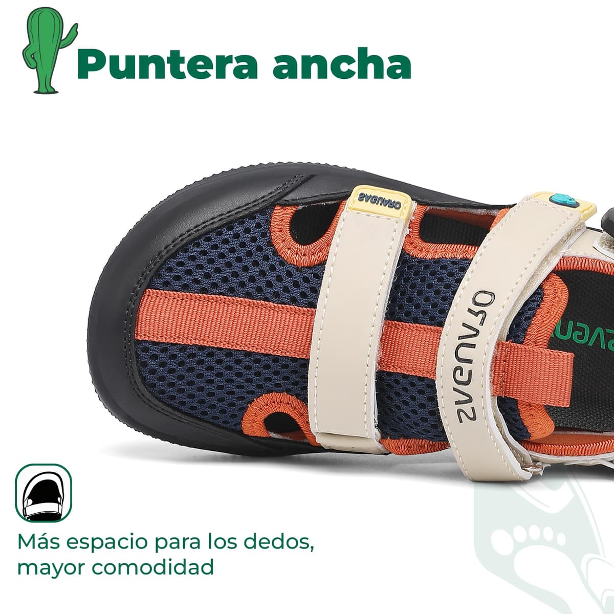 SAGUARO Niño Sandalias Barefoot Cangrejeras - Puntera Cerrada & Puntera ancha, 25-36 — view 5