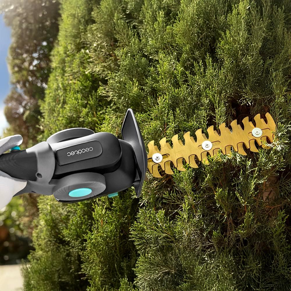 Cecotec Cortasetos a Batería de Mano 2en1 TitaniumSword 2120 Hand XL. Batería 21V, Motor sin Escobillas, Brushless, Cuchillas de Titanio, Incluye 2 Accesorios, Sistema de Seguridad — view 3