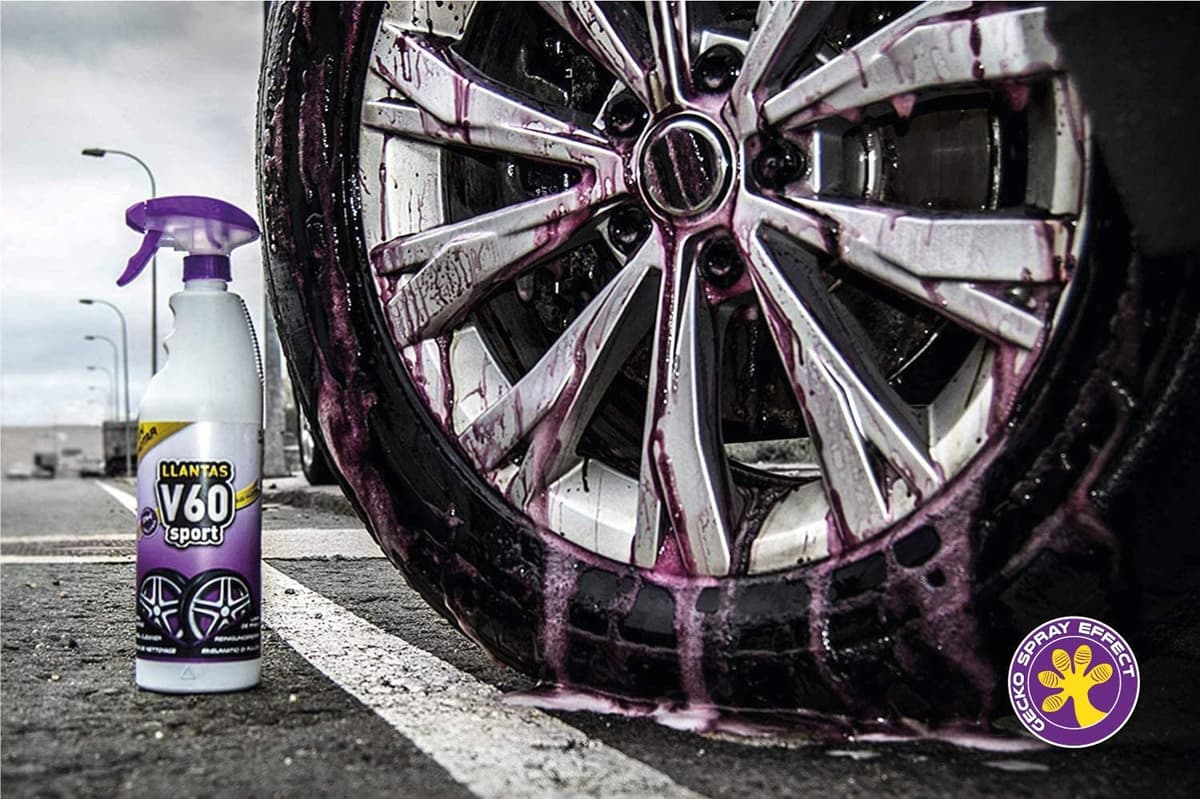 Sisbrill V60 Sport Limpia Llantas - Neutro y Seguro - Efecto Gecko Spray - 1 Litro — view 2