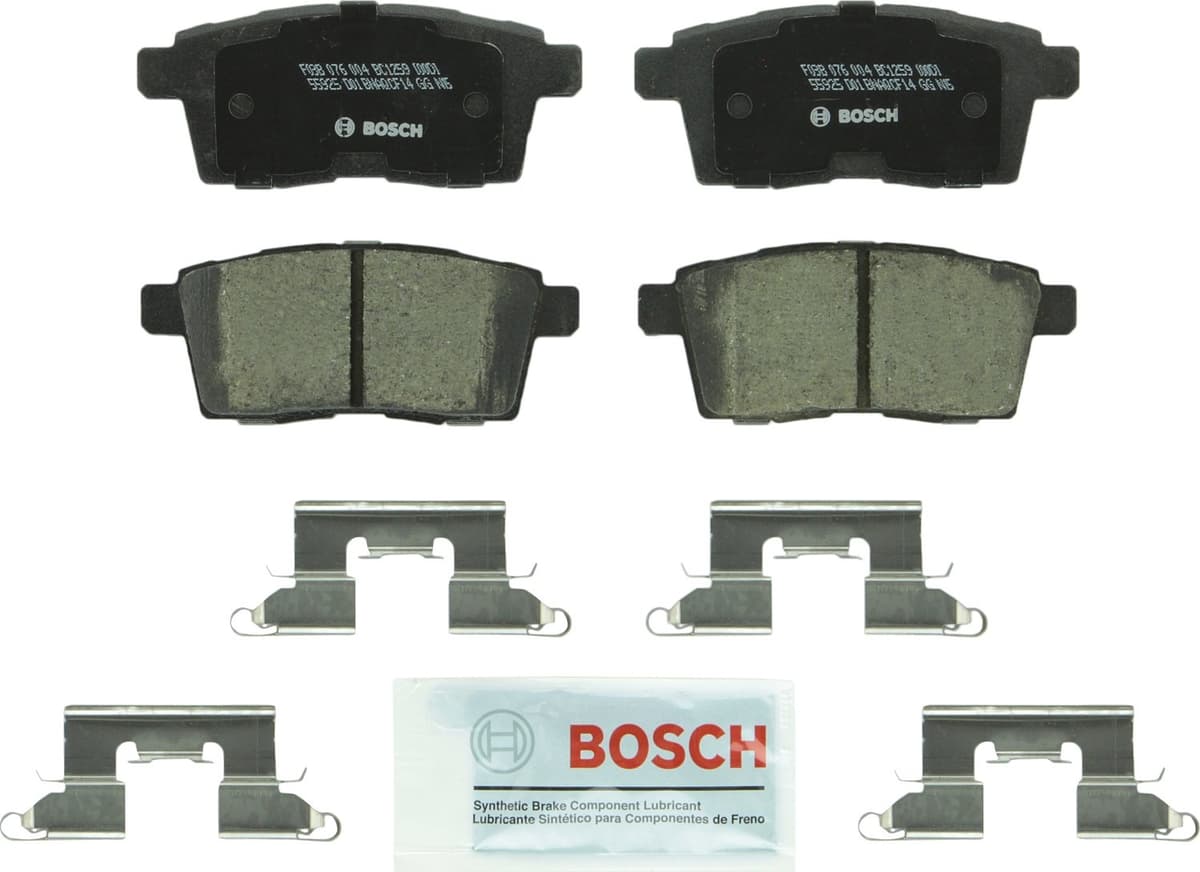 Bosch BC914 QuietCast Premium Ceramic Disc Brake Pad Set For: Acura ILX; Honda Accord, Civic, CR-V, Element, Fit, Front — view 8