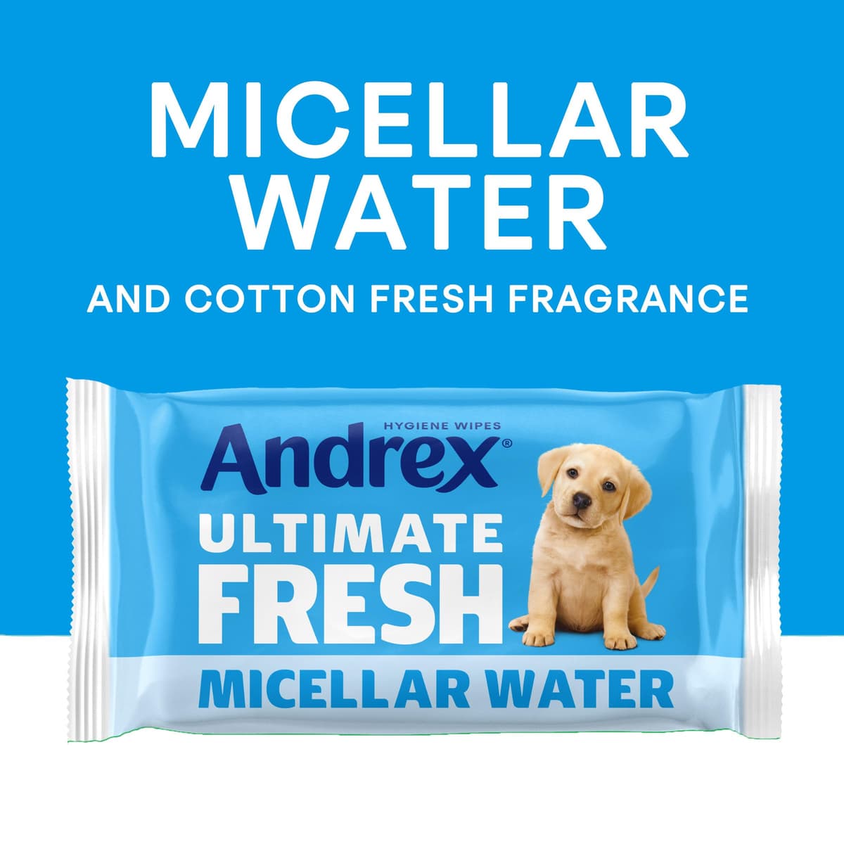 Andrex Ultimate Fresh Washlets, 12 Packs - Gentle, Biodegradable, Flushable Toilet Wipes for Everyday Hygiene, Use with Regular Toilet Roll for a Shower Fresh Clean — view 4